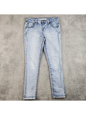 PIPPA Jeans Women's 8 Blue Skinny Ankle Mid Rise Stretch Denim Slimming Modern